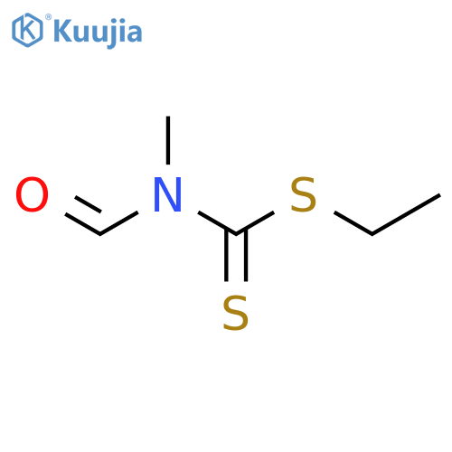 Carbamodithioic acid,formylmethyl-, ethyl ester (9CI) structure