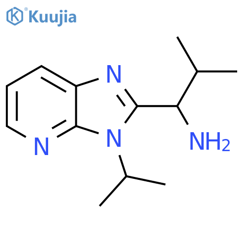 1-(3-Isopropyl-3H-imidazo[4,5-b]pyridin-2-yl)-2-methylpropan-1-amine structure