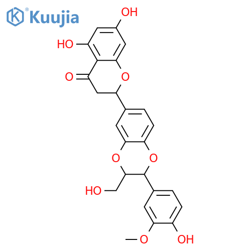 Isosilybin; (2R,2'S,3R,3'S)-form, 3-Deoxy structure