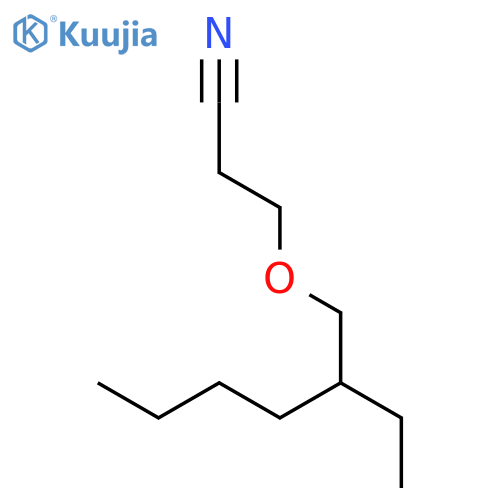 Propanenitrile,3-[(2-ethylhexyl)oxy]- structure