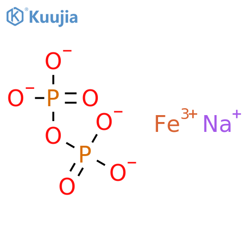 Diphosphoric acid,iron(3+) sodium salt (1:?:?) structure