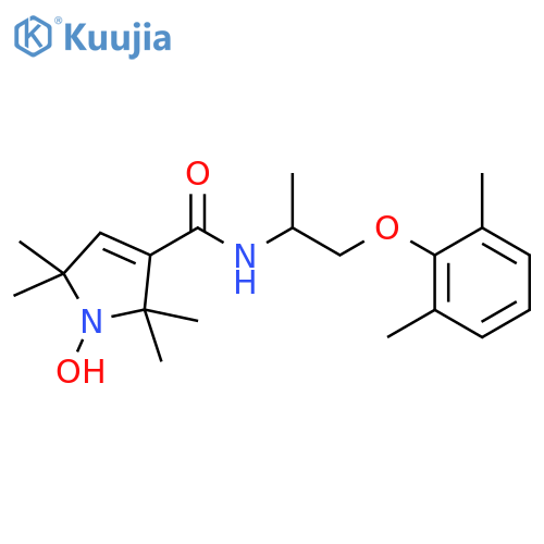 1H-Pyrrole-3-carboxamide,N-[2-(2,6-dimethylphenoxy)-1-methylethyl]-2,5-dihydro-1-hydroxy-2,2,5,5-tetramethyl- structure