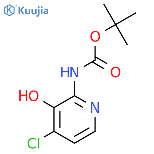 tert-Butyl 4-Chloro-3-hydroxypyridin-2-ylcarbamate structure