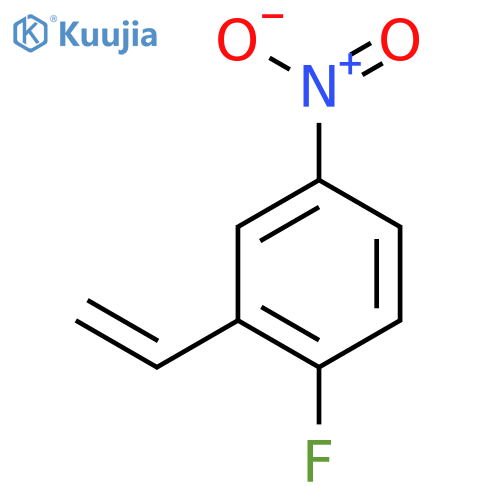 1-Fluoro-4-nitro-2-vinylbenzene structure