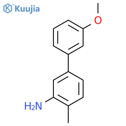 5-(3-methoxyphenyl)-2-methylaniline structure