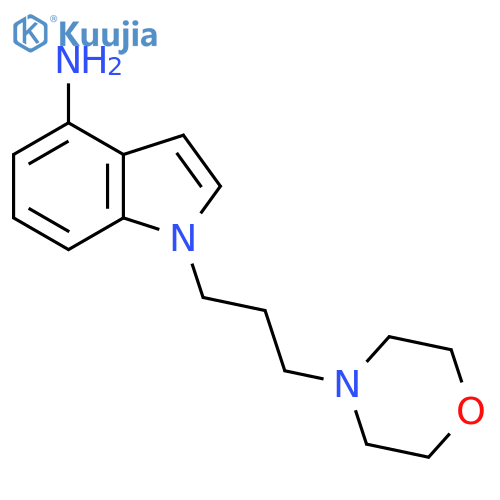 1-(3-Morpholinopropyl)-1H-indol-4-amine structure