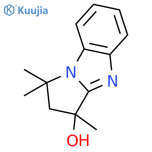 2,3-dihydro-1,1,3-trimethyl-1H-Pyrrolo[1,2-a]benzimidazol-3-ol structure