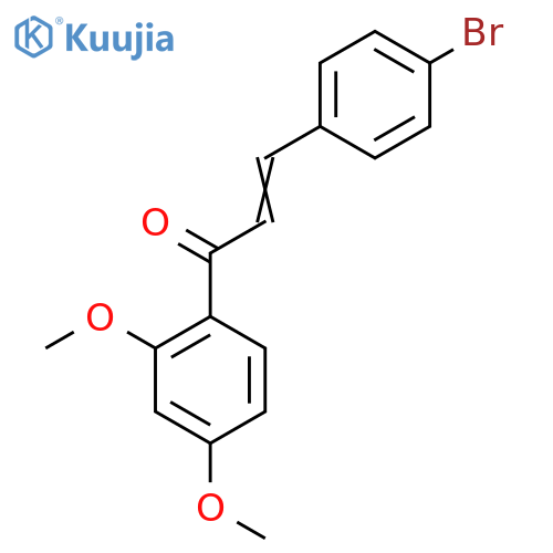 3-(4-Bromophenyl)-1-(2,4-dimethoxyphenyl)prop-2-en-1-one structure