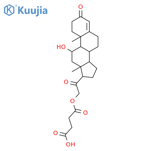 Corticosterone 21-Hemisuccinate structure