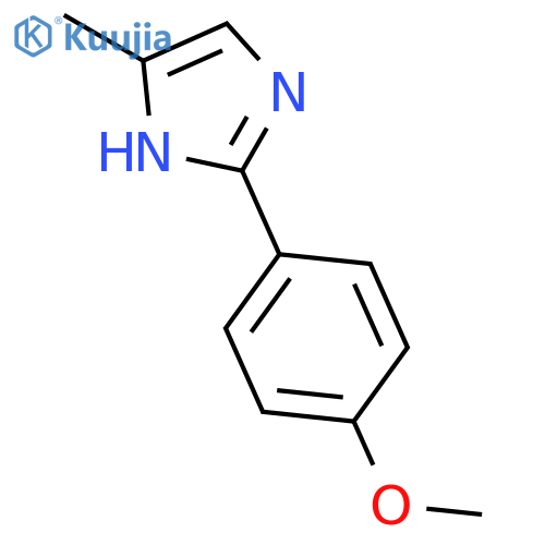 2-(4-methoxyphenyl)-5-methyl-1H-Imidazole structure