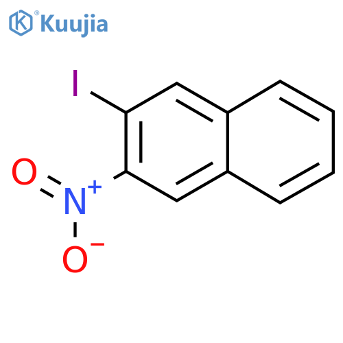 2-Iodo-3-nitronaphthalene structure