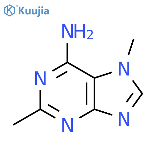 2,7-dimethyl-7H-purin-6-amine structure