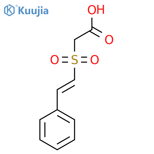 Acetic acid,2-[(2-phenylethenyl)sulfonyl]- structure