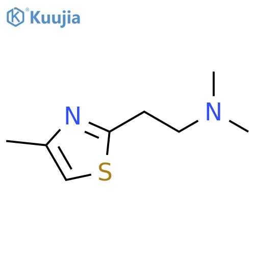 dimethyl2-(4-methyl-1,3-thiazol-2-yl)ethylamine structure