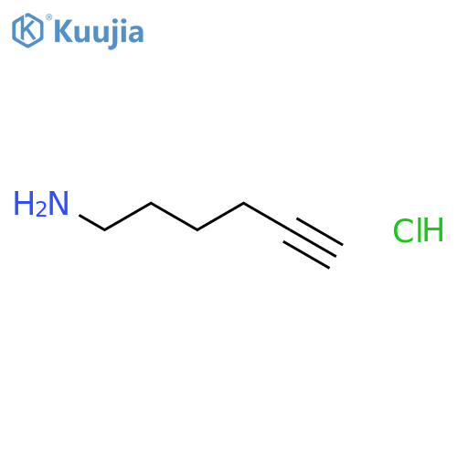 Hex-5-yn-1-amine Hydrochloride structure