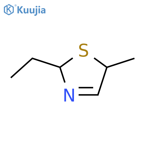 Thiazole,2-ethyl-2,5-dihydro-5-methyl- structure