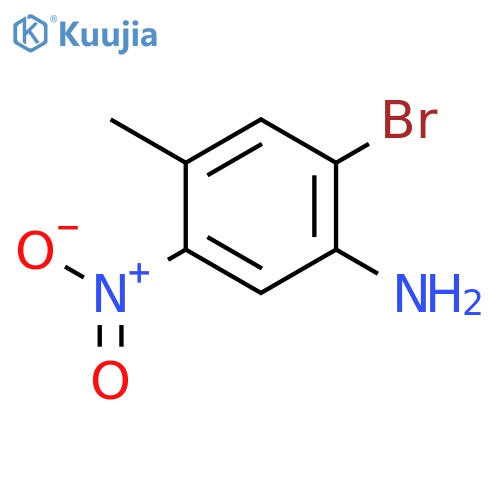 2-Bromo-4-methyl-5-nitroaniline structure