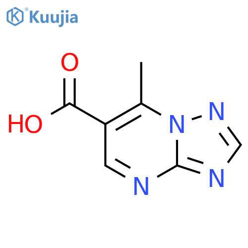 7-Methyl1,2,4triazolo1,5-apyrimidine-6-carboxylic Acid structure