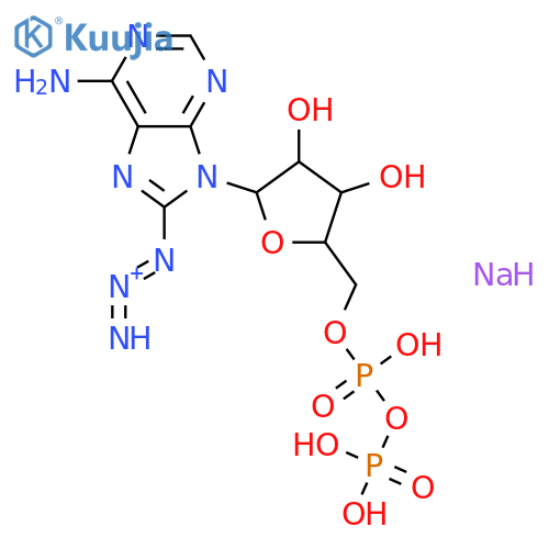 Adenosine5'-(trihydrogen diphosphate), 8-azido-, disodium salt (9CI) structure