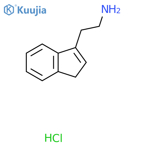 2-(1H-inden-3-yl)ethan-1-amine hydrochloride structure