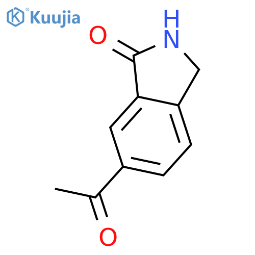 6-acetyl-2,3-dihydro-1H-Isoindol-1-one structure