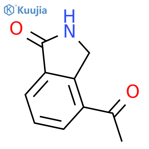 4-acetyl-2,3-dihydro-1H-Isoindol-1-one structure