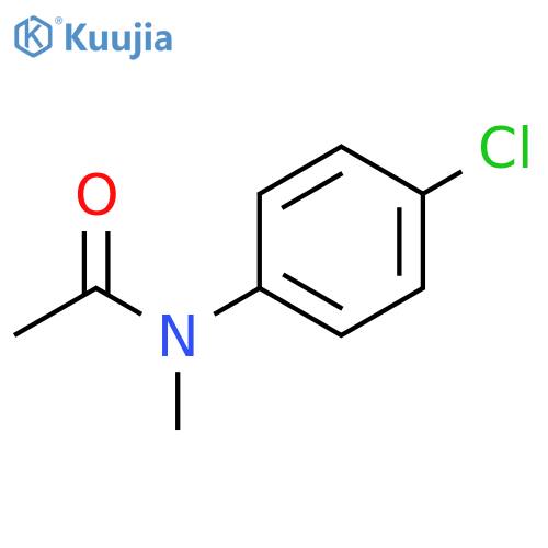 Acetamide, N-(4-chlorophenyl)-N-methyl- structure