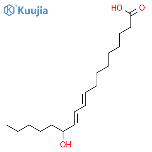 9,11-Octadecadienoicacid, 13-hydroxy-, (9Z,11E,13R)- structure