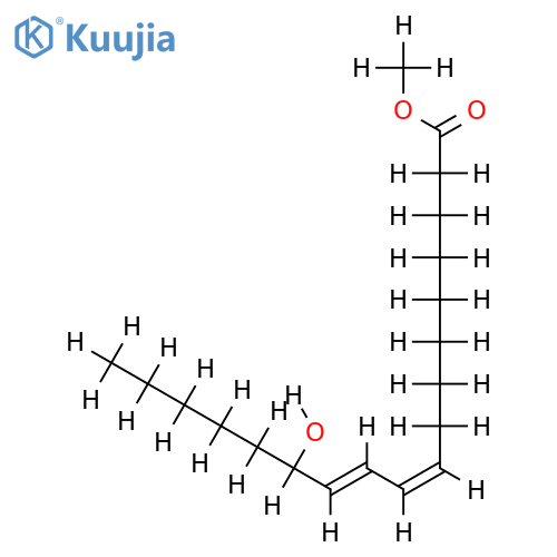(R,S)-13-hydroxy-9Z,11E-octadecadienoic acid methyl ester structure