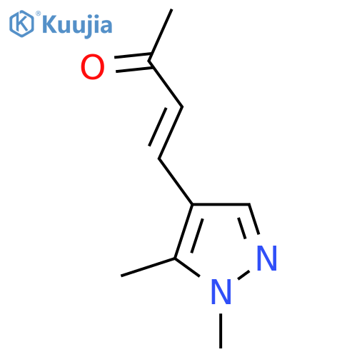 4-(1,5-dimethyl-1H-pyrazol-4-yl)but-3-en-2-one structure
