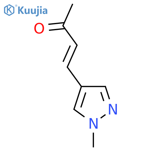 4-(1-methyl-1H-pyrazol-4-yl)but-3-en-2-one structure
