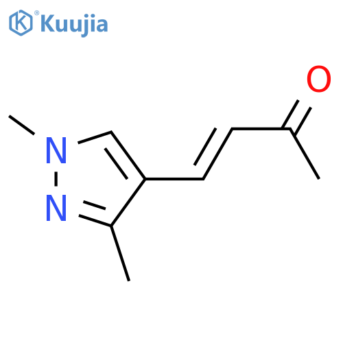 4-(1,3-dimethyl-1H-pyrazol-4-yl)but-3-en-2-one structure
