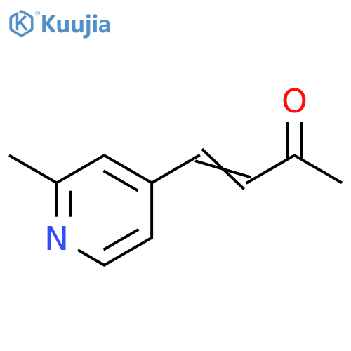 4-(2-methylpyridin-4-yl)but-3-en-2-one structure