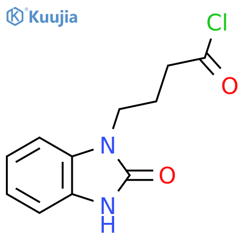 2,3-Dihydro-2-oxo-1H-benzimidazole-1-butanoyl Chloride structure