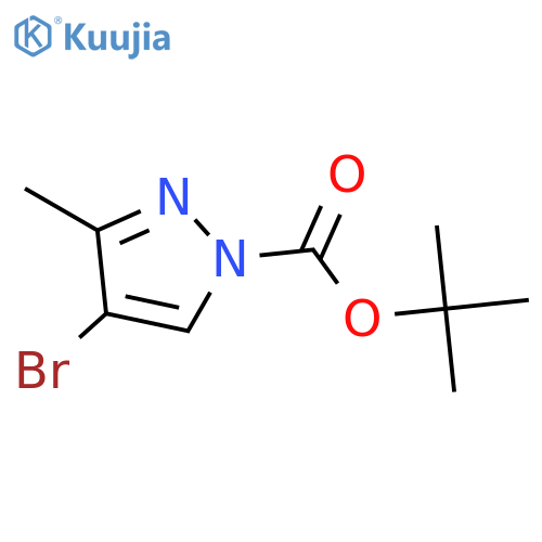 tert-Butyl 4-bromo-3-methyl-1H-pyrazole-1-carboxylate structure