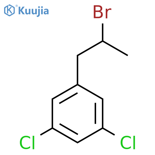 1-(2-bromopropyl)-3,5-dichlorobenzene structure