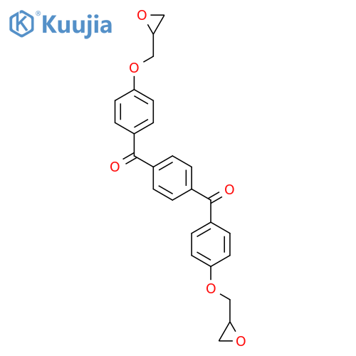 Methanone, 1,4-phenylenebis[[4-(oxiranylmethoxy)phenyl]- structure