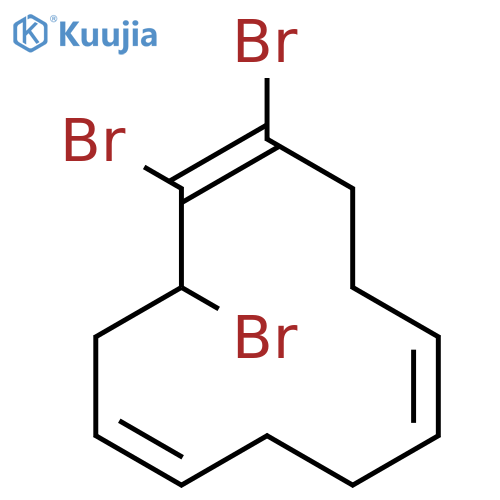 1,5,9-Cyclododecatriene, tribromo- structure