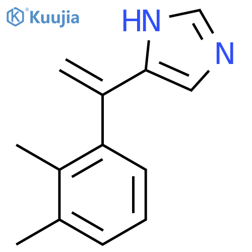 5-1-(2,3-Dimethylphenyl)ethenyl-1H-imidazole structure