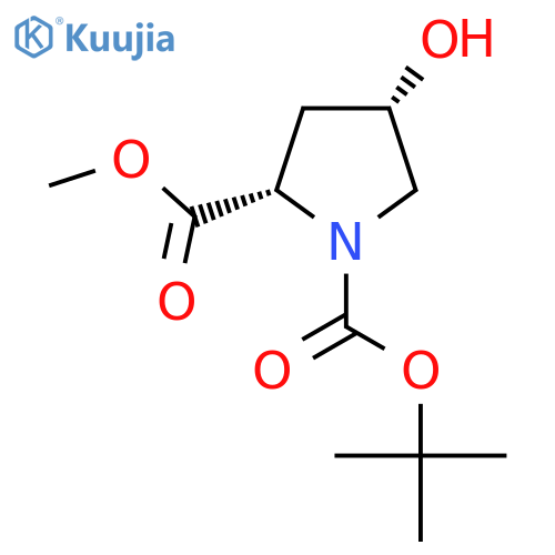 N-Boc-cis-4-hydroxy-L-proline methyl ester structure