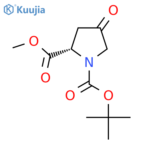 (2S)-1-Boc-4-oxo-proline Methyl Ester structure