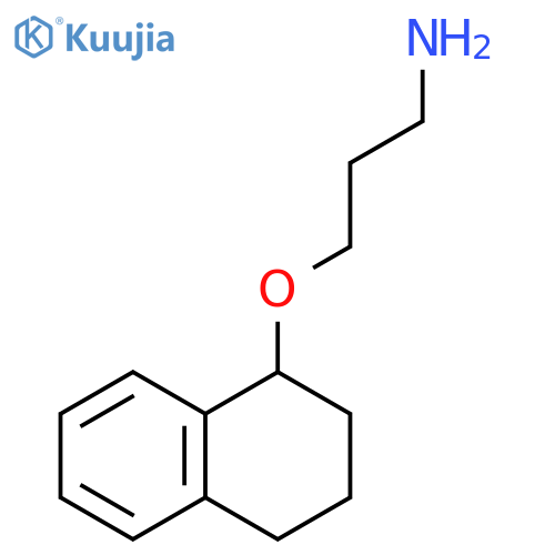 3-(1,2,3,4-tetrahydronaphthalen-1-yloxy)propan-1-amine structure
