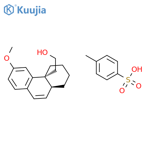 4a(2H)-Phenanthreneethanol, 1,3,4,10a-tetrahydro-6-methoxy-, 4-methylbenzenesulfonate, cis- structure