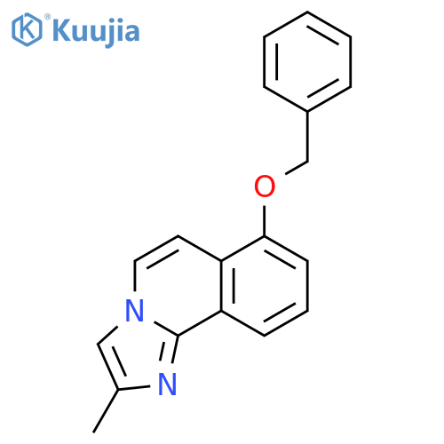 IMIDAZO[2,1-A]ISOQUINOLINE, 2-METHYL-7-(PHENYLMETHOXY)- structure