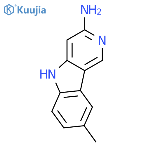 5H-Pyrido[4,3-b]indol-3-amine,8-methyl- structure