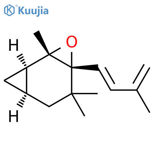 3-Oxatricyclo[5.1.0.02,4]octane, 2,5,5-trimethyl-4-(3-methyl-1,3-butadienyl)-, [1α,2β,4β(E),7α]- (9CI) structure
