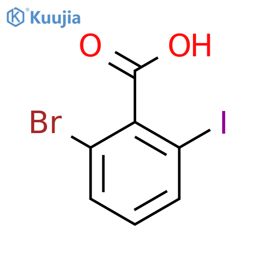 2-Bromo-6-iodobenzoic acid structure