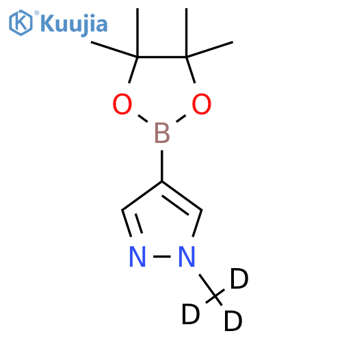 4-(4,4,5,5-Tetramethyl-1,3,2-dioxaborolan-2-yl)-1-(trideuteriomethyl)pyrazole structure