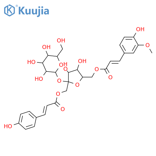 Acylsucroses; 6'-O-(4-Hydroxy-3-methoxy-E-cinnamoyl), 1'-O-(4-hydroxy-E-cinnamoyl) structure