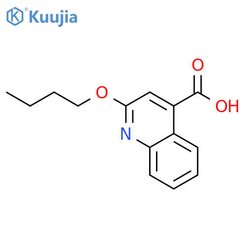 2-Butoxyquinoline-4-carboxylic Acid structure
